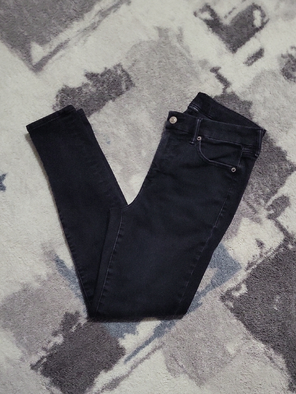 American Eagle Black Luxe Stretch Hi Rise Jeggings